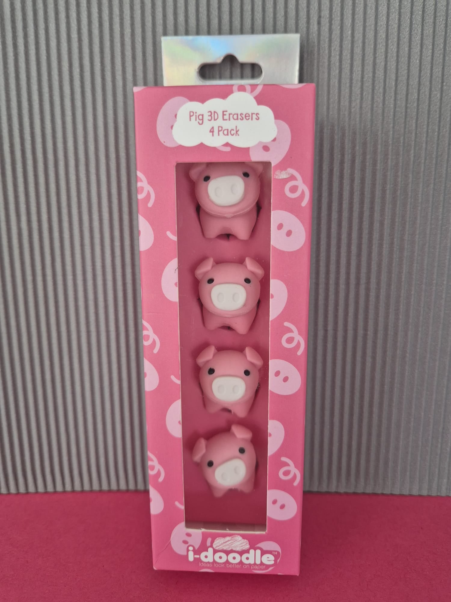 i-doodle Pig 3D Erasers